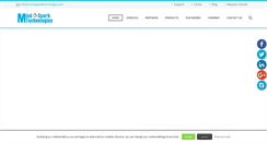 Desktop Screenshot of mindsparktechnologies.com